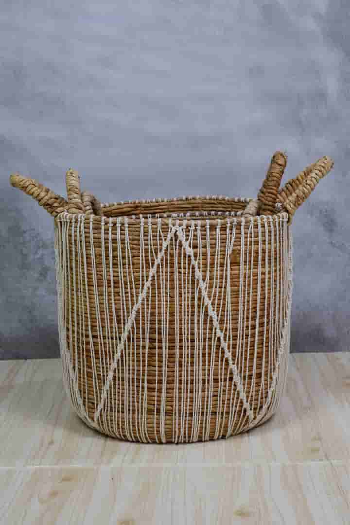 Diamond Macramé baskets