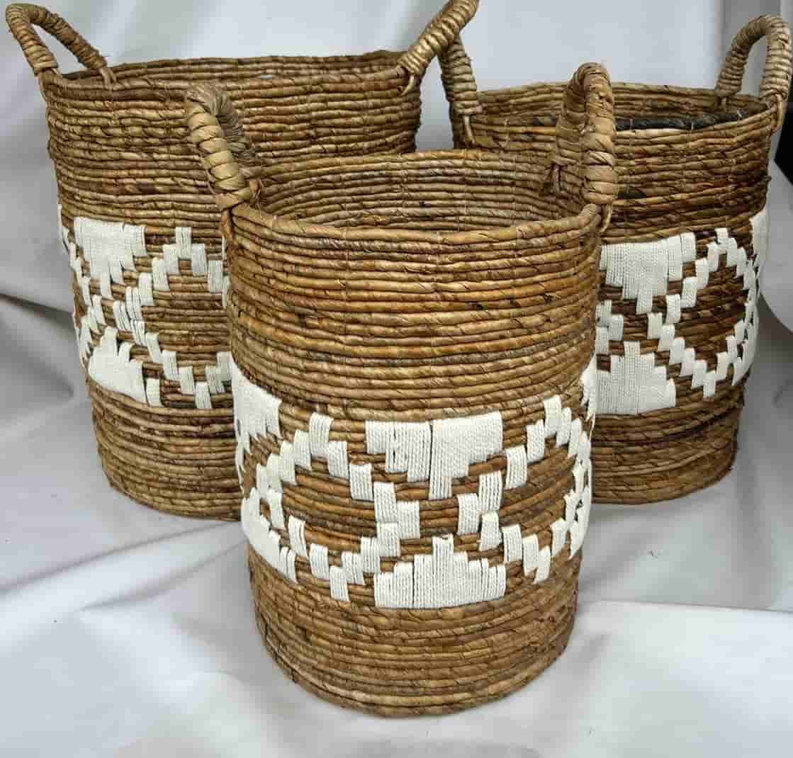 Ikat Band Baskets